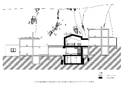 Spojení rodinných domů a vstupní objekt Hradištko